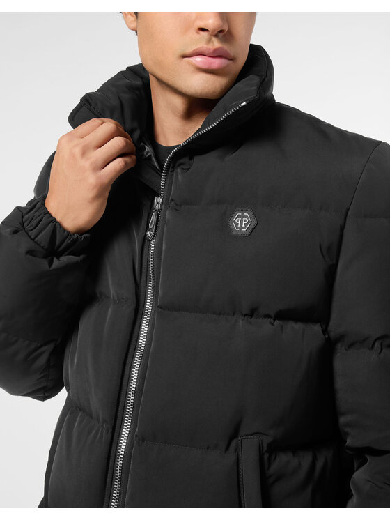 PHILIPP PLEIN PHILIPP PLEIN Kurtka puchowa 26053 Czarny Regular Fit