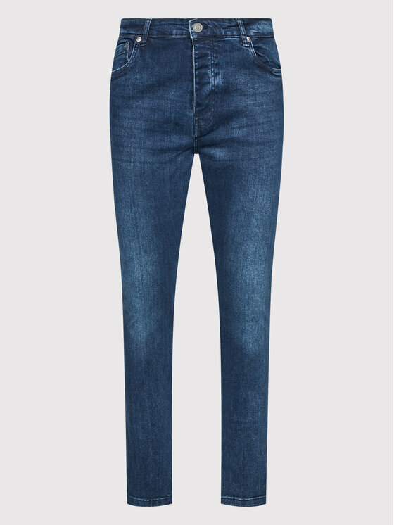 Brave Soul Brave Soul Jeansy MJN-MADISONDARK Granatowy Skinny Fit