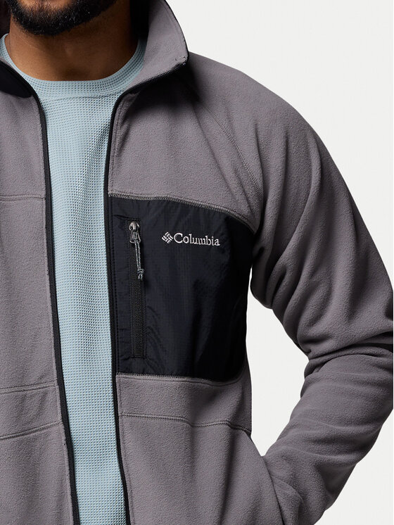 Columbia Columbia Fleecová mikina Fast Trek™ Overlay 2135691 Sivá Regular Fit