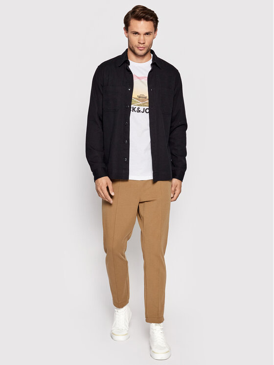 Camicia Logan 12204288 Nero Comfort Fit