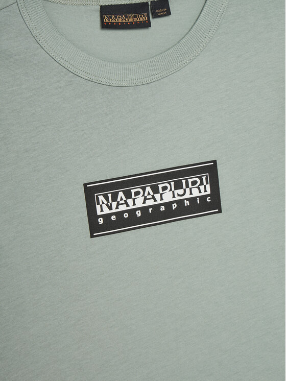 Napapijri Napapijri T-Shirt Chamois NP0A4ILE S Zielony Regular Fit