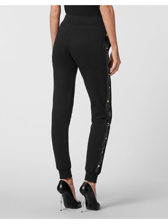 PHILIPP PLEIN PHILIPP PLEIN Spodnie dresowe 4499 Czarny Jogger Fit