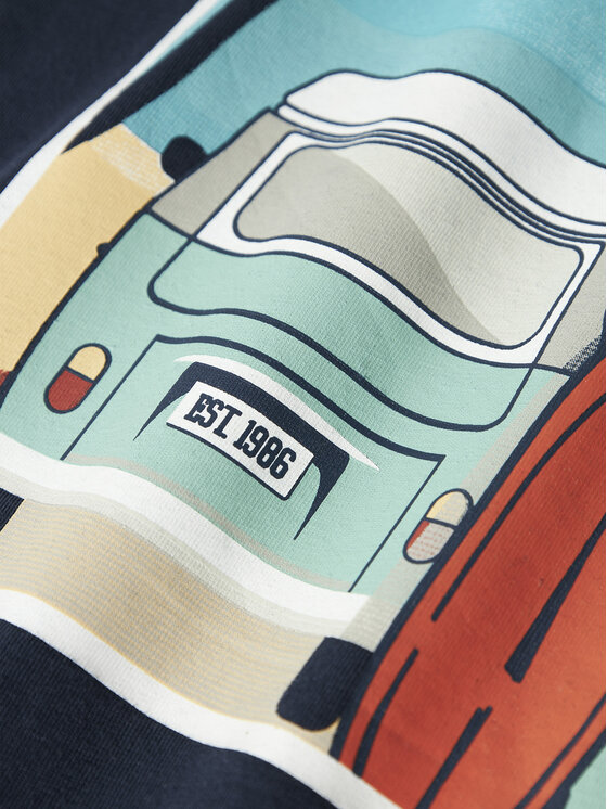 NAME IT NAME IT T-Shirt Zelo 13239199 Σκούρο μπλε Standard Fit