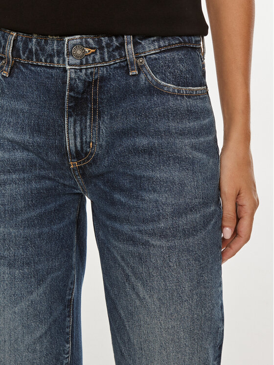 Guess Jeans Guess Jeans Džinsai W4YA98 D5FC1 Tamsiai mėlyna Regular Fit