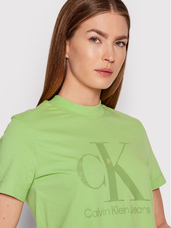 Calvin Klein Jeans Calvin Klein Jeans T-shirt J20J218264 Verde Regular Fit