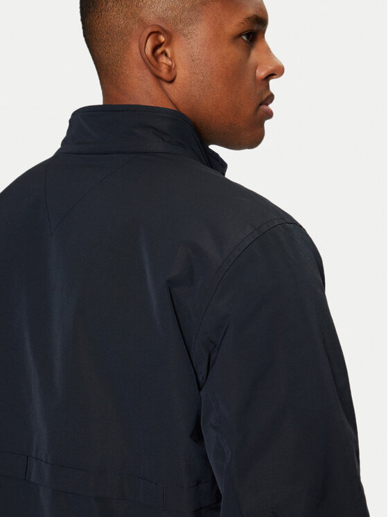 Tommy Hilfiger Tommy Hilfiger Bunda pro přechodné období Harrington MW0MW37647 Tmavomodrá Regular Fit
