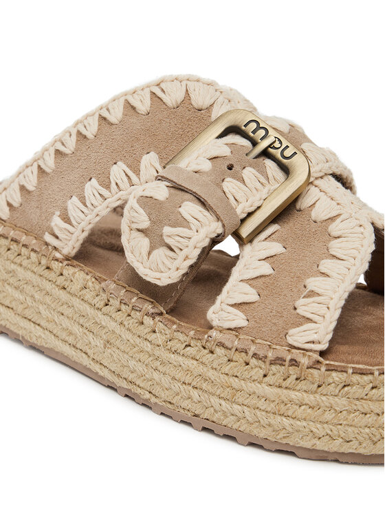 Mou Mou Espadrile Jute sandal MU.SW641003A Ružičasta
