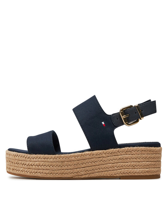 Tommy Hilfiger Tommy Hilfiger Espadrilky FW0FW07885 Tmavomodrá