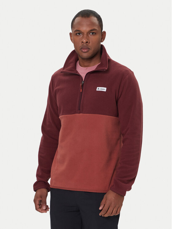 Cotopaxi Cotopaxi Fleecová mikina Amado S22471M230 Bordó Regular Fit