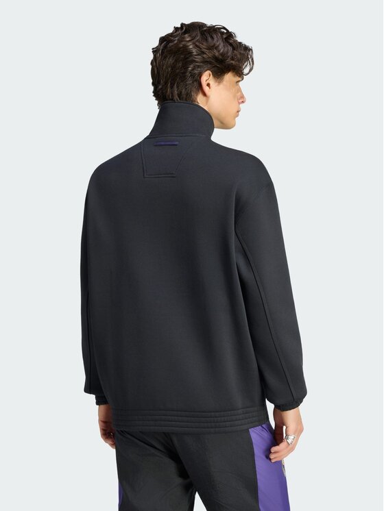 adidas adidas Bluza techniczna 172011 Czarny Loose Fit