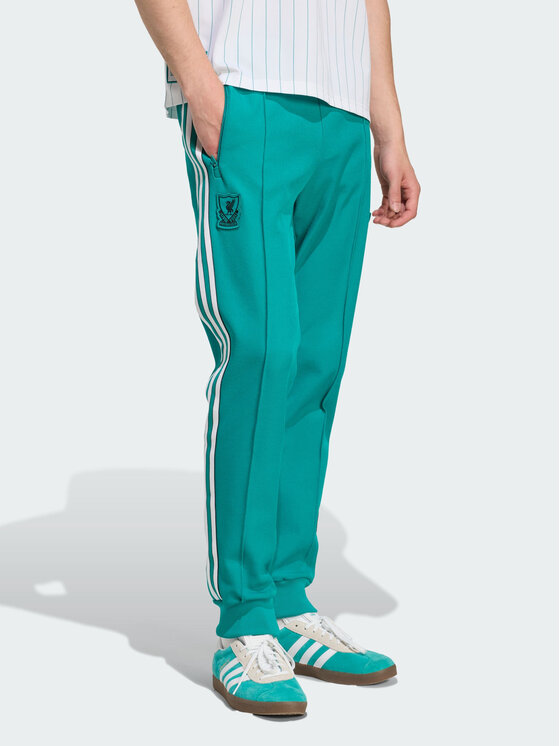 adidas adidas Spodnie dresowe 158314 Zielony Slim Fit