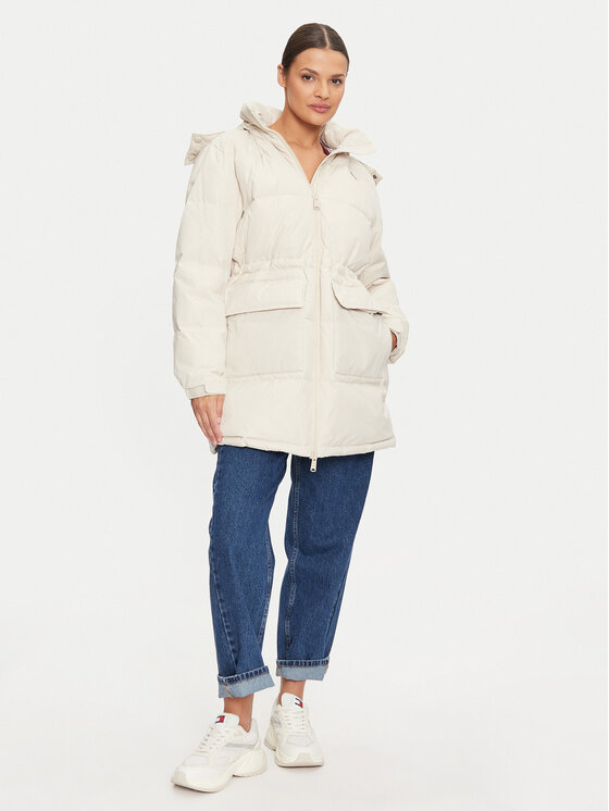 Tommy Jeans Tommy Jeans Pernata jakna Alaska DW0DW18821 Bež Regular Fit