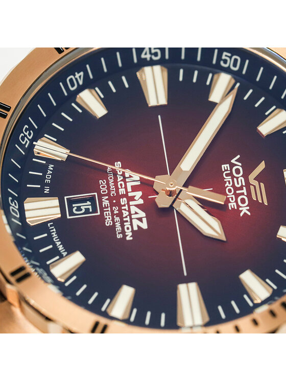 Vostok Europe Vostok Europe Zegarek NH35A-320B679B Różowe złoto