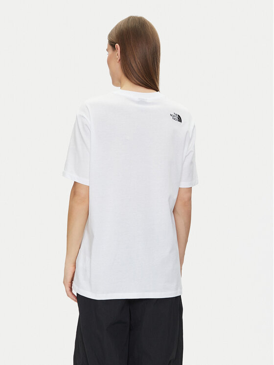 The North Face The North Face T-Shirt NF0A87NQFN41 Biały Oversize