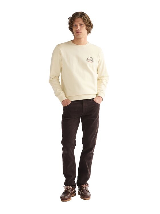 Wrangler Wrangler Spodnie materiałowe 112386859 Brązowy Regular Fit