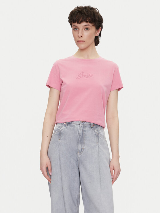 BOSS BOSS T-Shirt C_Esogo_2 50538826 Różowy Regular Fit