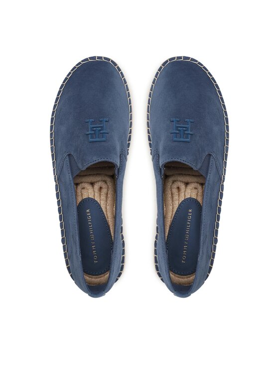 Tommy Hilfiger Tommy Hilfiger Espadryle Th Suede Flatform FW0FW07069 Granatowy