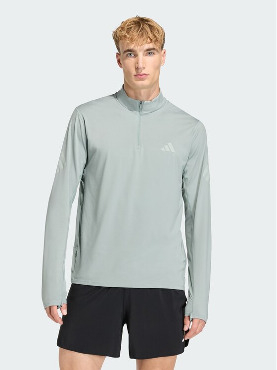 adidas adidas Bluza adi365 Iconic 1/2 Zip Zielony Regular Fit