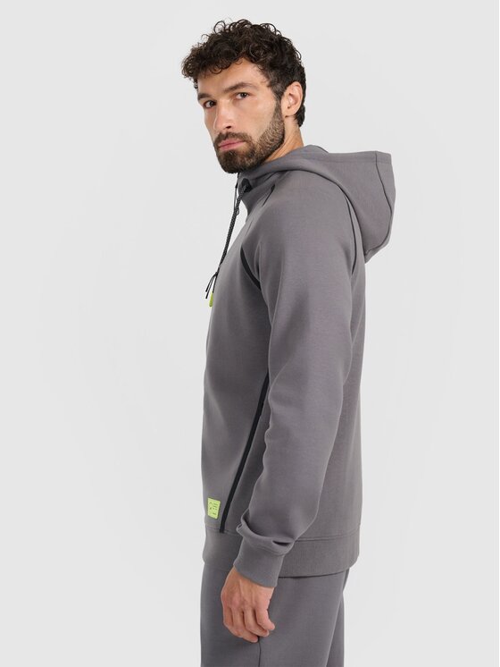 4F 4F Felpa 4FRAW25TSWSM2456-23S Grigio Regular Fit