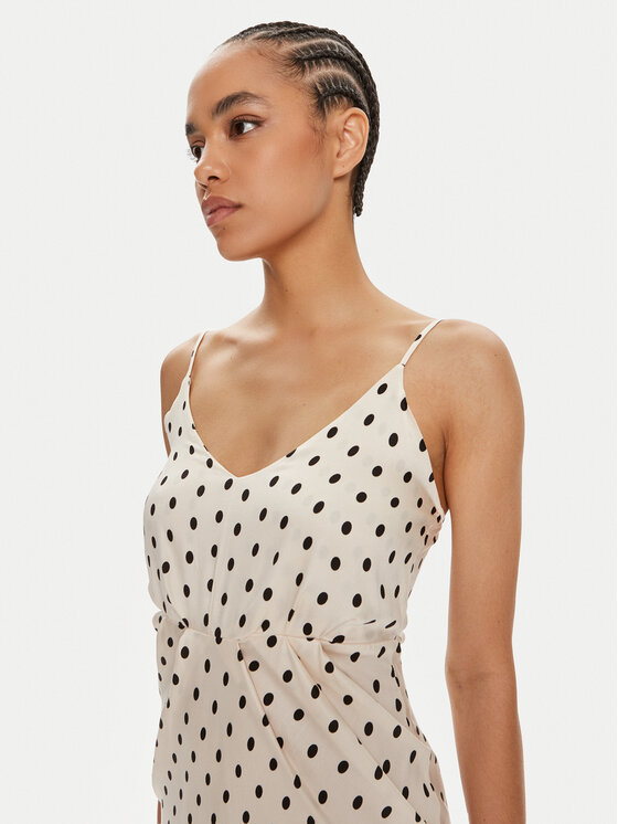 ViCOLO ViCOLO Rochie de vară TB0444 Bej Regular Fit