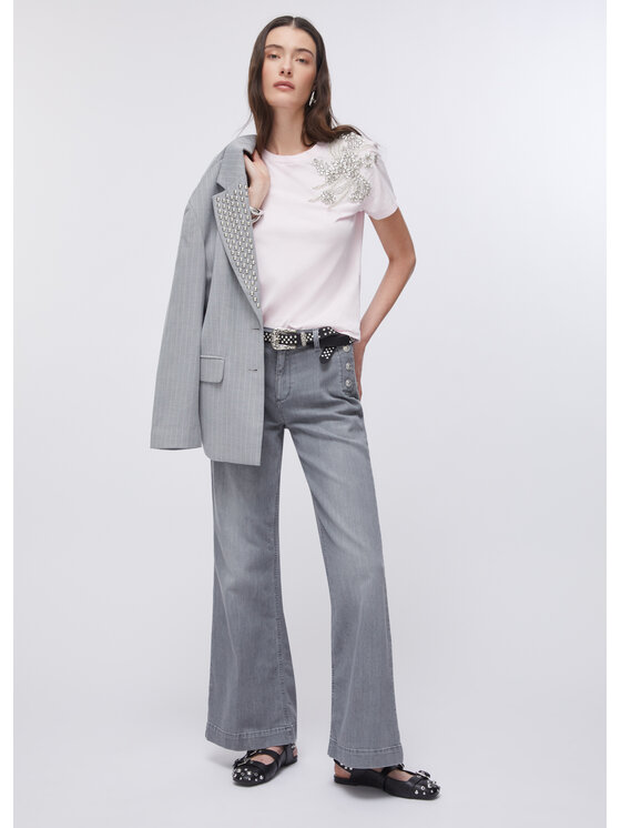 Liu Jo Liu Jo T-shirt CA6010J3868P9749 Viola Regular Fit