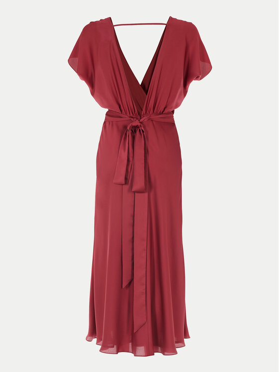 Swing Swing Koktejlové šaty 5AH11400 Červená Loose Fit