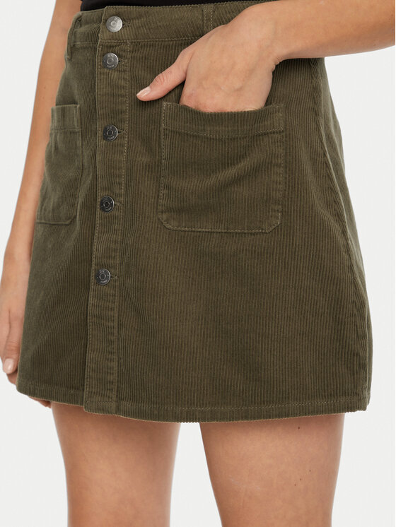 JDY JDY Trapéz szoknya 15220695 Zöld Regular Fit