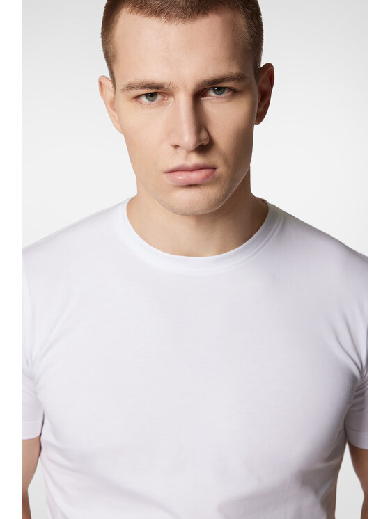Próchnik Próchnik T-Shirt PM6 TS073124000031 Biały Regular Fit