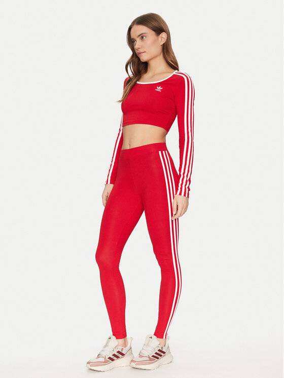 adidas adidas Tamprės Adicolor Classics 3-Stripes Leggings IB7382 Raudona