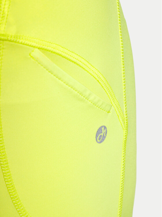 Deha Deha Legingi D02037 Dzeltens Skinny Fit