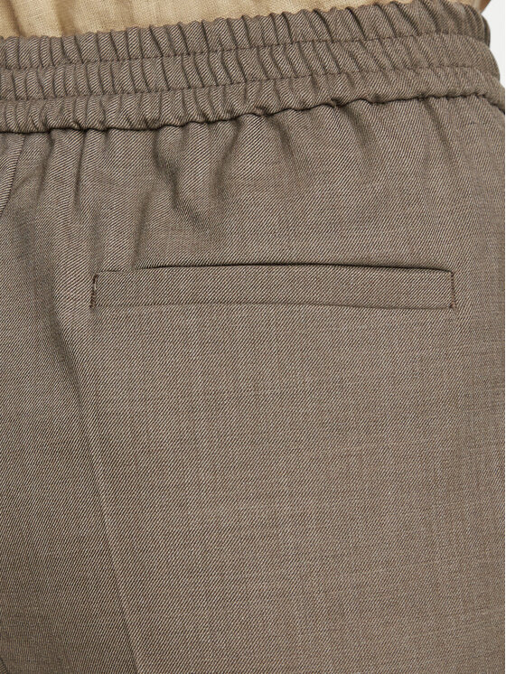 Weekend Max Mara Weekend Max Mara Auduma bikses Petra 2625136052 Gaiši brūna Regular Fit