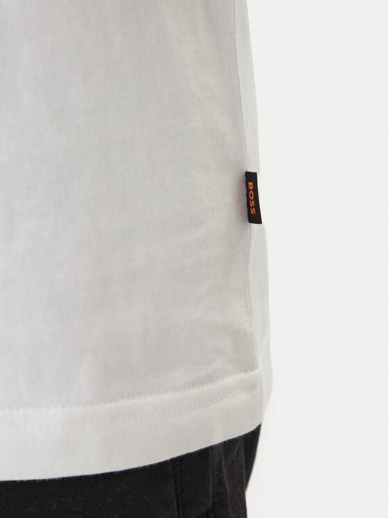 BOSS BOSS Футболка Dobermann 50558965 Білий Regular Fit