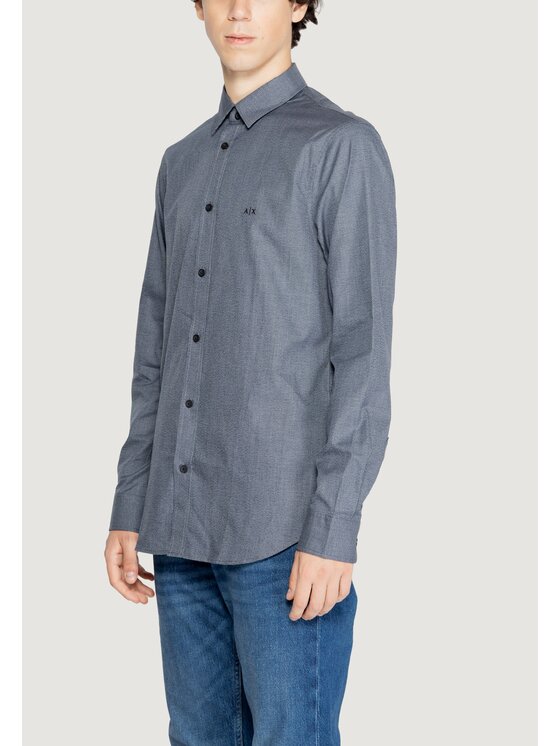 Armani Exchange Armani Exchange Camicia 6DZC30 ZN5UZ Blu To Fit