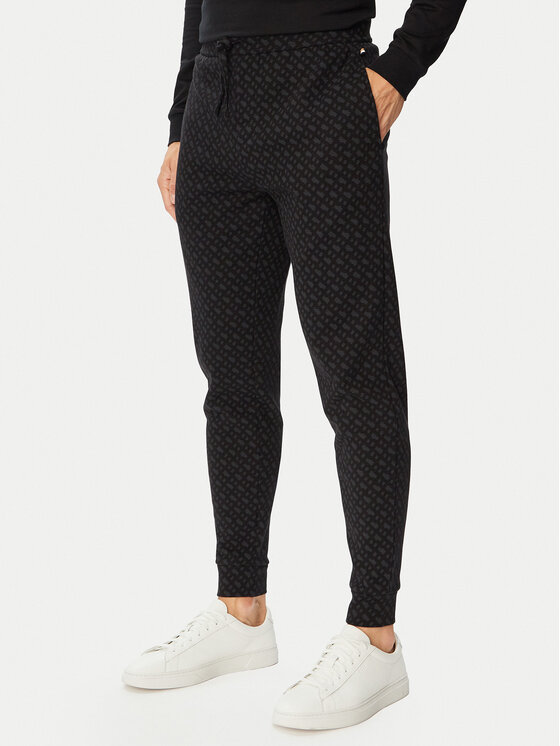 BOSS BOSS Pyjamahose 50571385 Schwarz Regular Fit