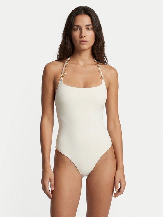 Guess Costum de baie E6GJ02 KF412 Alb