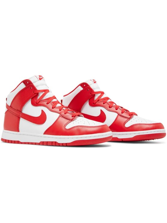 Nike Nike Sneakersy Dunk High University Red Czerwony