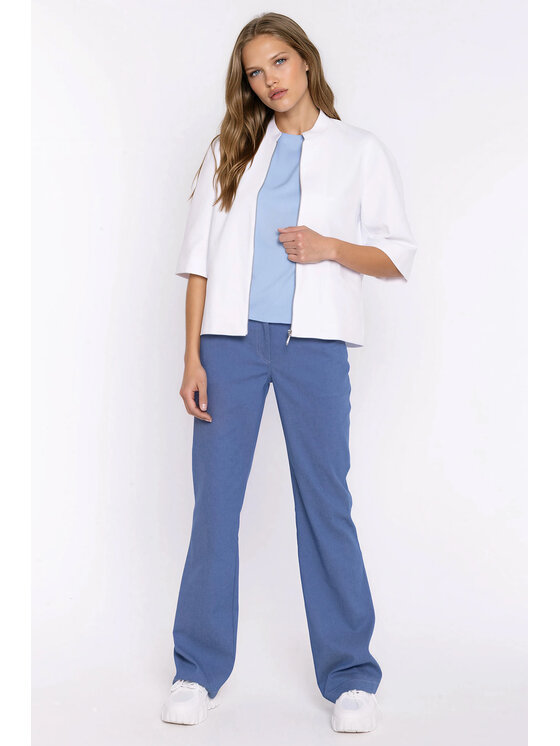 NIFE NIFE Sako Z101 Bílá Modern Relaxed Fit