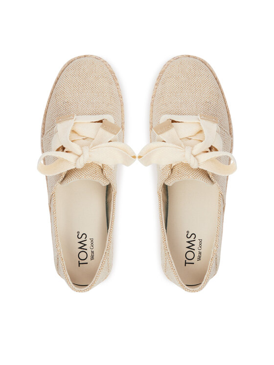 Toms Toms Espadrillid Carolina Lace Up 10023062 Beež
