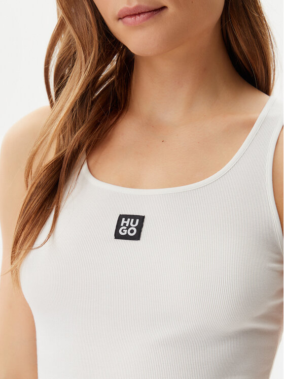 HUGO HUGO Top 50534928 Écru Regular Fit