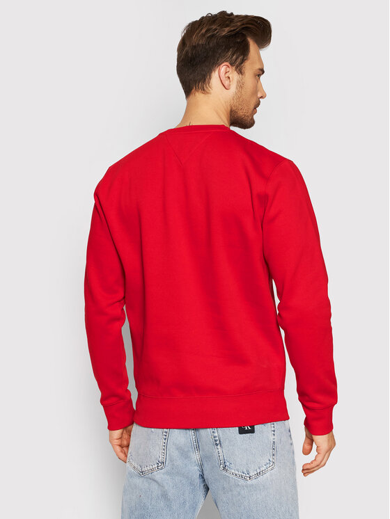 Tommy Jeans Tommy Jeans Felpa Fleece DM0DM09591 Rosso Regular Fit