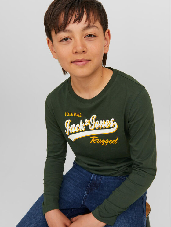Jack&Jones Junior Jack&Jones Junior Μπλουζάκι 12237371 Πράσινο Regular Fit