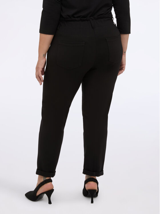 Fiorella Rubino Fiorella Rubino Pantaloni di tessuto P711L002237N033 Nero Regular Fit