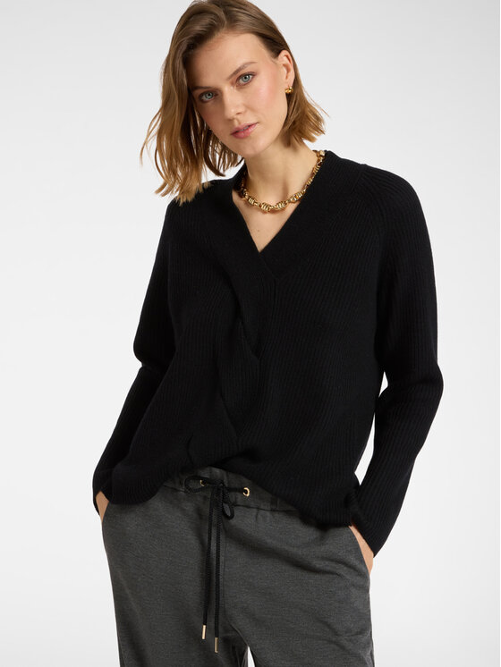 Elena Mirò Elena Mirò Maglione M435Z000563N033 Nero Regular Fit