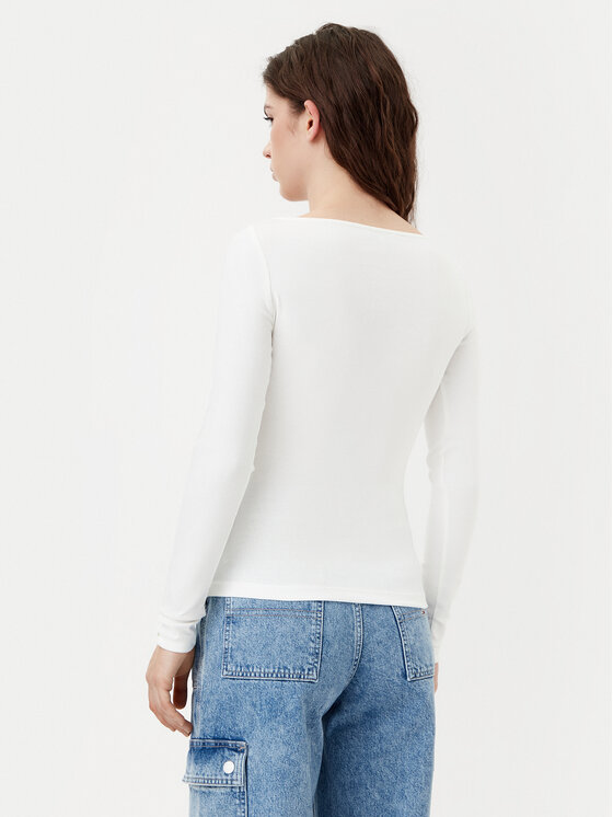 Tommy Jeans Tommy Jeans Palaidinė DW0DW21350 Écru Slim Fit