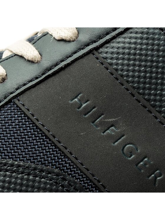 Tommy Hilfiger Tommy Hilfiger Laisvalaikio batai Iconic Mesh Mix Runner FM0FM01477 Tamsiai mėlyna