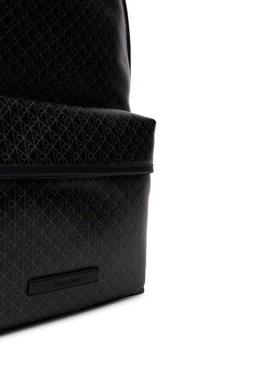 Calvin Klein Calvin Klein Nahrbtnik Emblem Aop Coated Backpack LV04D3313G Črna