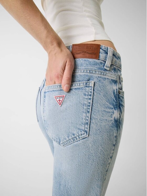 Guess Jeans Guess Jeans Jeansy 180319 Błękitny Flared Fit