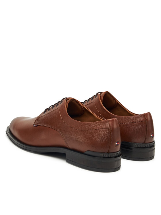 Tommy Hilfiger Tommy Hilfiger Īsi apavi Corporate Hilfiger FM0FM05581 Brūns