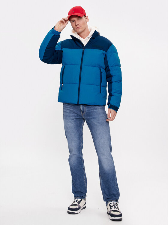 Tommy Hilfiger Tommy Hilfiger Зимно яке New York MW0MW32770 Син Regular Fit