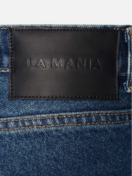 La Mania La Mania Jeansy UMI Granatowy Basic Fit